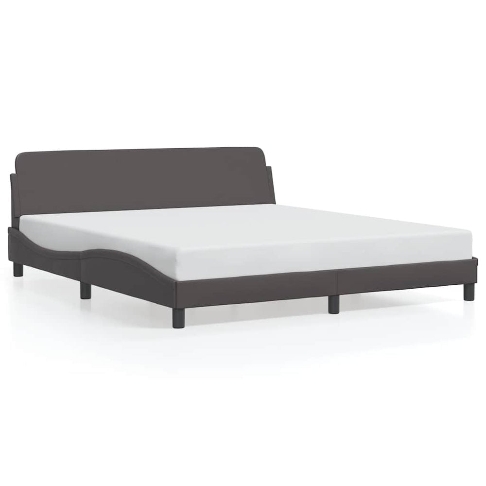 Bettgestell Dover Grau 180x200 cm