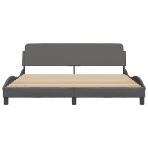 Bettgestell Dover Grau 180x200 cm