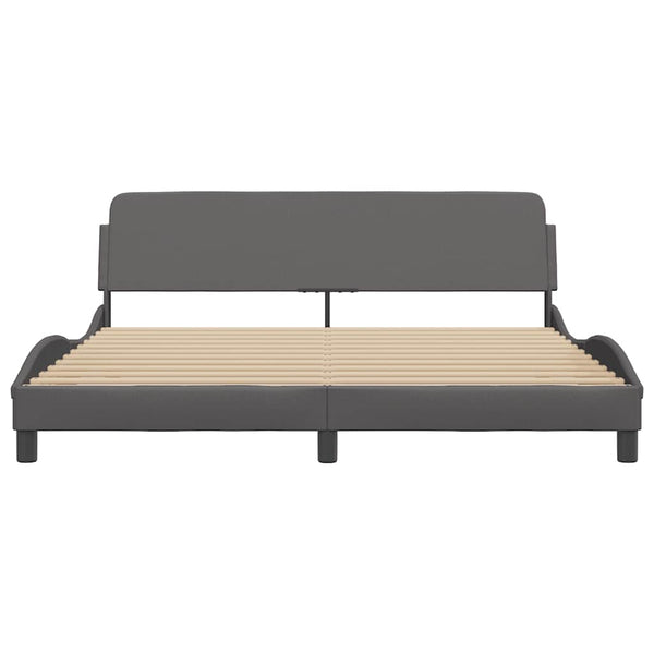 Bettgestell Dover Grau 180x200 cm