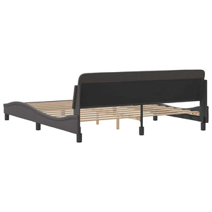 Bettgestell Dover Grau 180x200 cm