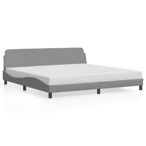 Bettgestell Dover Hellgrau 200x200 cm