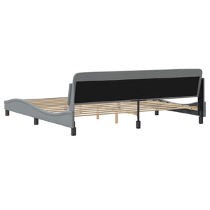 Bettgestell Dover Hellgrau 200x200 cm