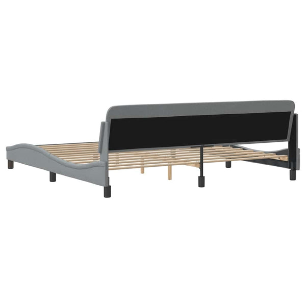 Bettgestell Dover Hellgrau 200x200 cm