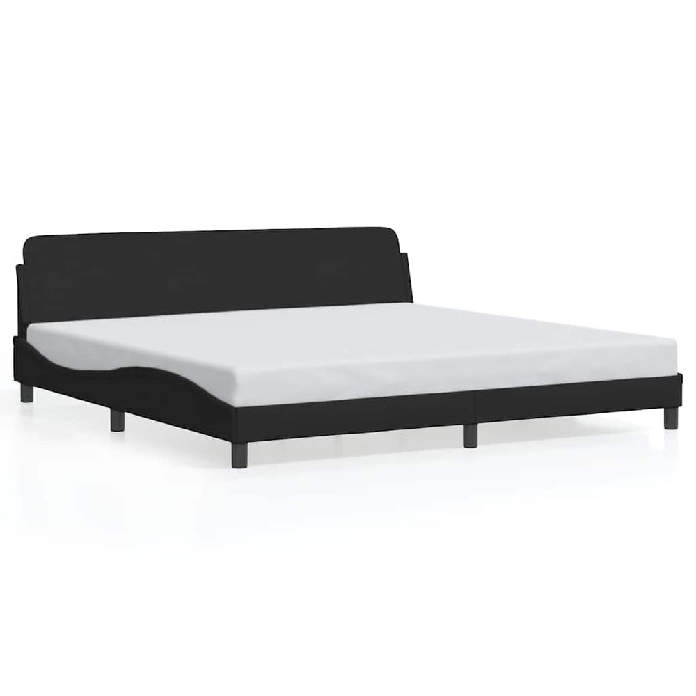 Bettgestell Dover Schwarz 200x200 cm