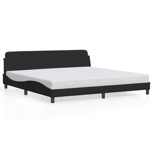 Bettgestell Dover Schwarz 200x200 cm