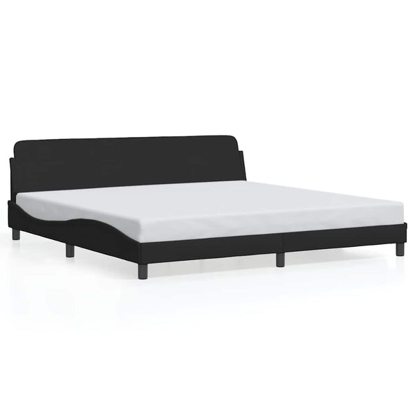 Bettgestell Dover Schwarz 200x200 cm