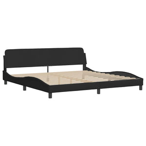 Bettgestell Dover Schwarz 200x200 cm