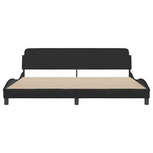 Bettgestell Dover Schwarz 200x200 cm