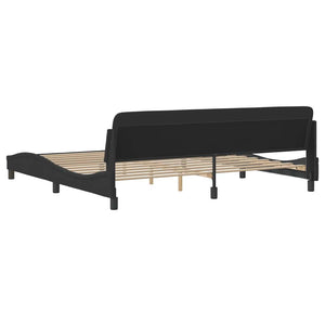 Bettgestell Dover Schwarz 200x200 cm