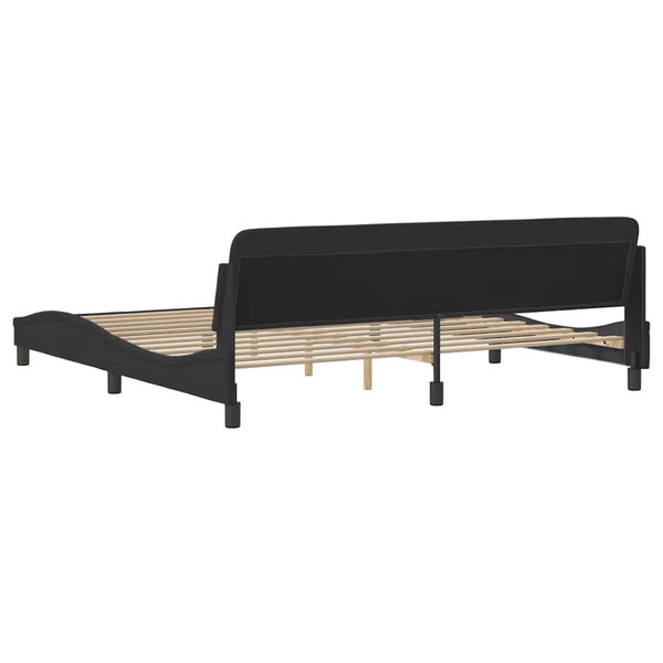 Bettgestell Dover Schwarz 200x200 cm