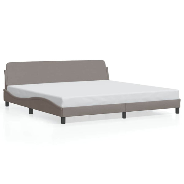 Bettgestell Dover Taupe 200x200 cm