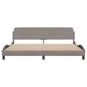 Bettgestell Dover Taupe 200x200 cm