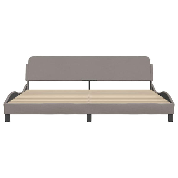 Bettgestell Dover Taupe 200x200 cm