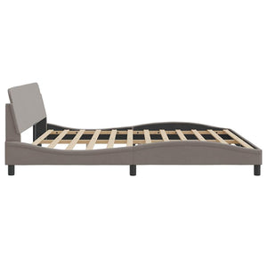 Bettgestell Dover Taupe 200x200 cm