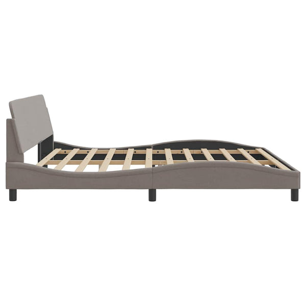 Bettgestell Dover Taupe 200x200 cm