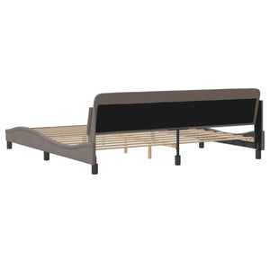 Bettgestell Dover Taupe 200x200 cm
