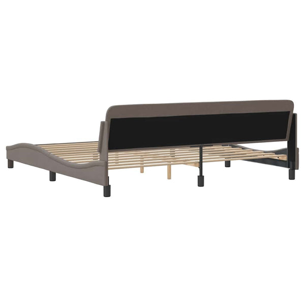 Bettgestell Dover Taupe 200x200 cm