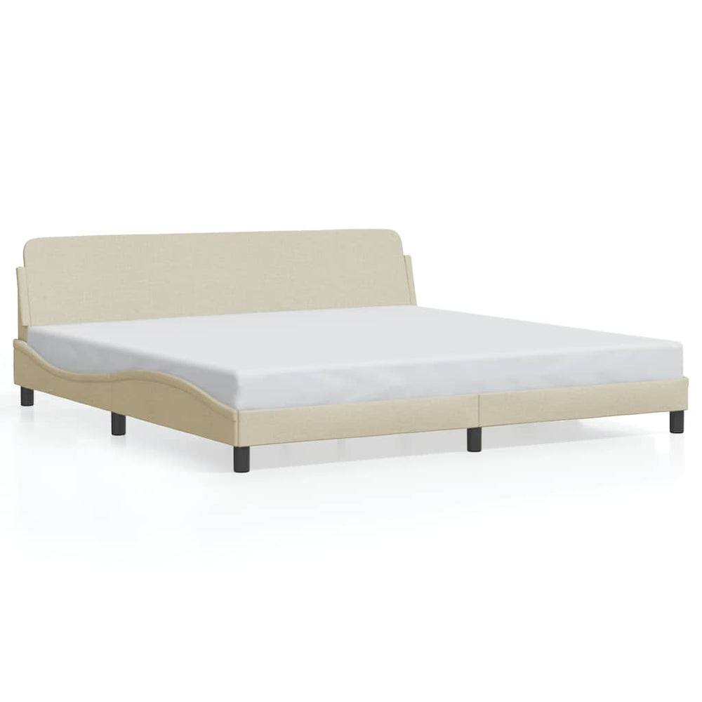 Bettgestell Dover Creme 200x200 cm