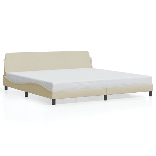 Bettgestell Dover Creme 200x200 cm