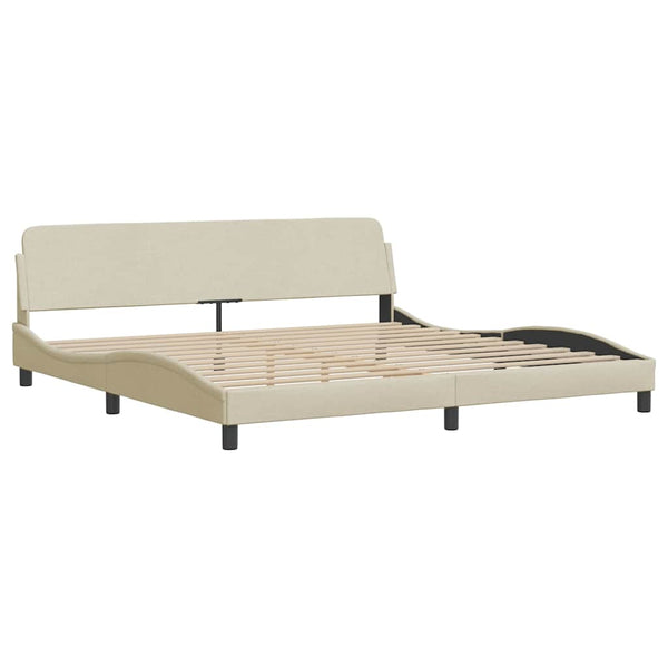 Bettgestell Dover Creme 200x200 cm