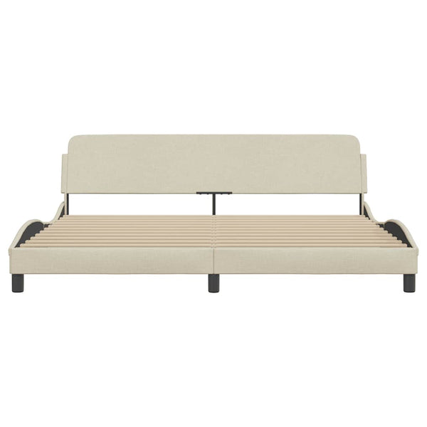 Bettgestell Dover Creme 200x200 cm