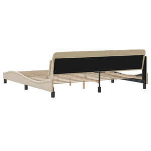 Bettgestell Dover Creme 200x200 cm