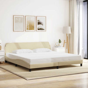 Bettgestell Dover Creme 200x200 cm