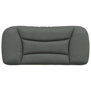 Kopfteil Kissen Dunkelgrau 80 cm