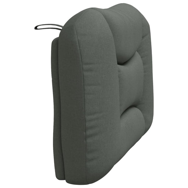 Kopfteil Kissen Dunkelgrau 80 cm