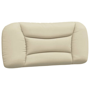 Kopfteil Kissen Creme Stoff 80 cm
