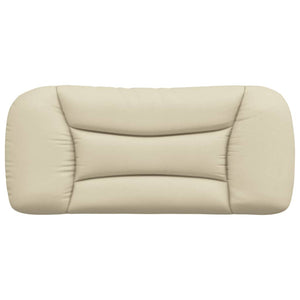 Kopfteil Kissen Creme Stoff 80 cm
