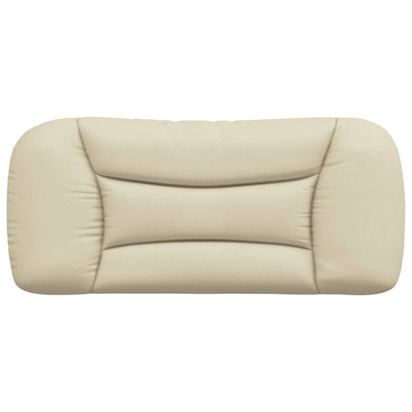 Kopfteil Kissen Creme Stoff 80 cm