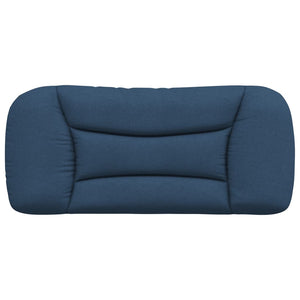 Kopfteil Kissen Blau Stoff 80 cm
