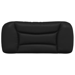 Kopfteil Kissen Hvar Schwarz 80cm Kunstleder