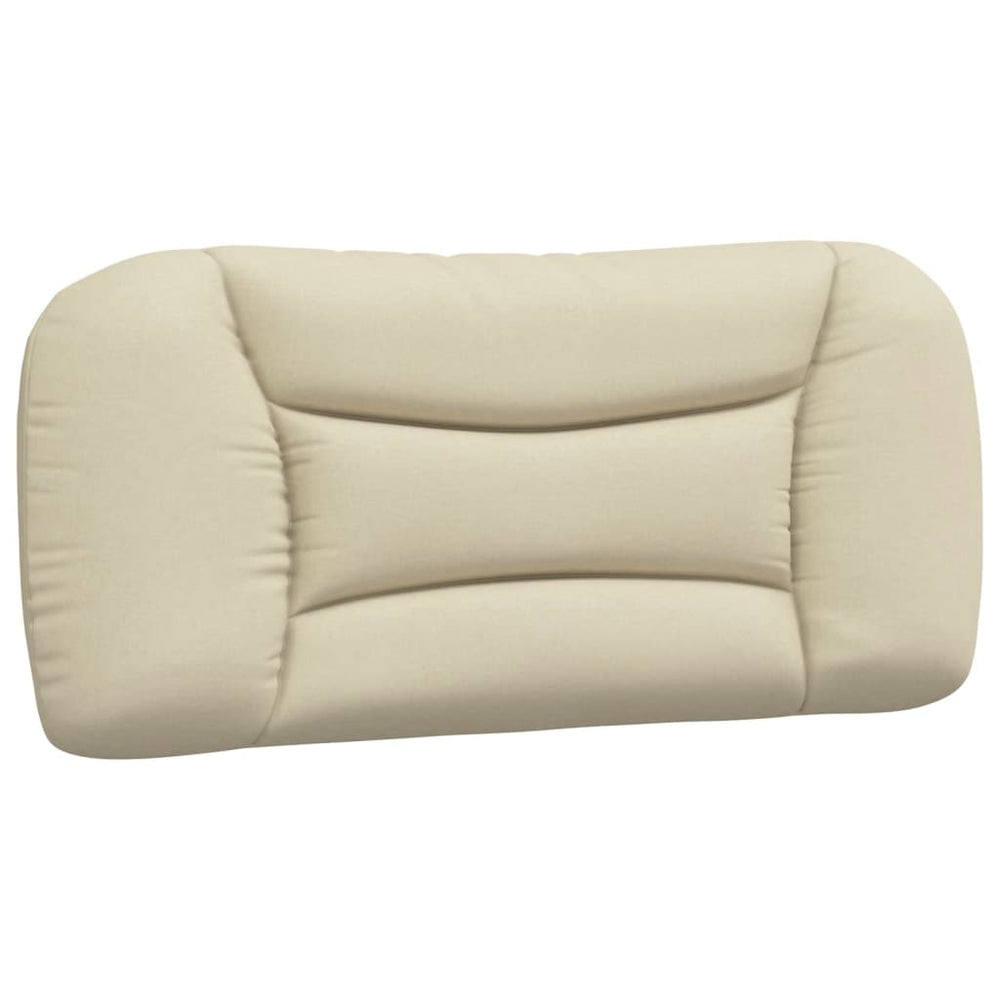 Kopfteil Kissen Creme Stoff 90 cm
