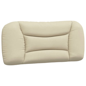 Kopfteil Kissen Creme Stoff 90 cm