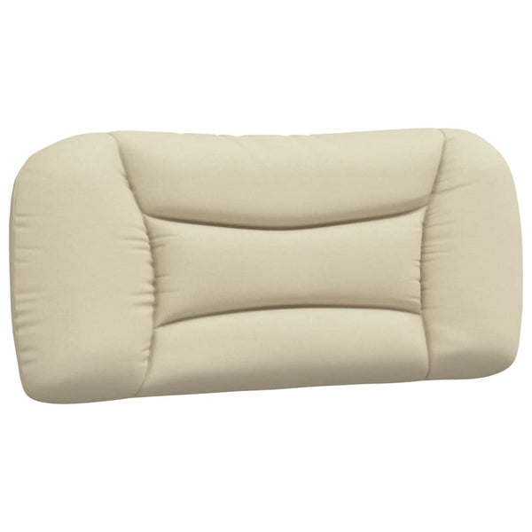 Kopfteil Kissen Creme Stoff 90 cm