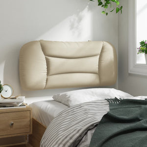 Kopfteil Kissen Creme Stoff 90 cm