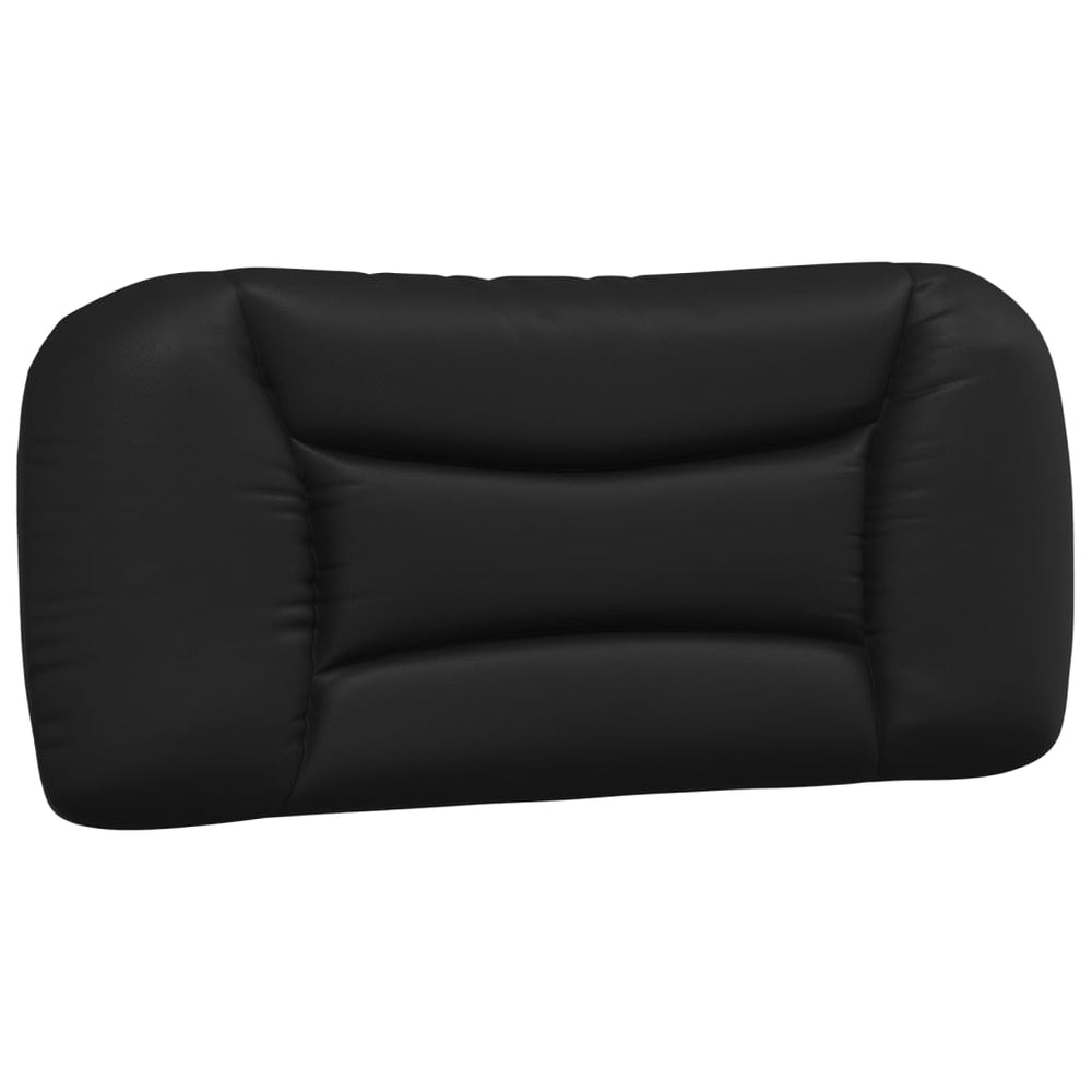 Kopfteil Kissen Hvar Schwarz 90 cm Kunstleder
