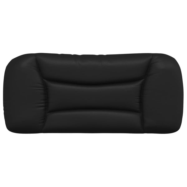 Kopfteil Kissen Hvar Schwarz 90 cm Kunstleder