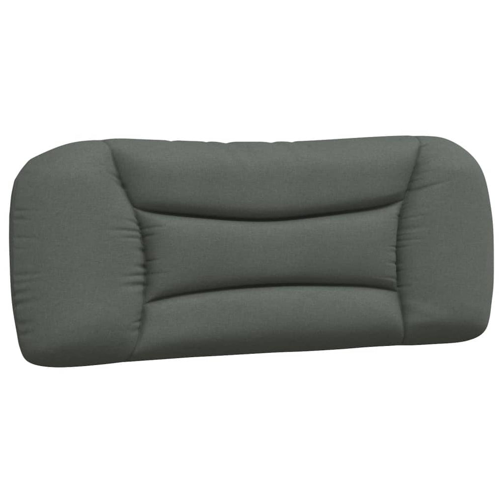 Kopfteil Kissen Dunkelgrau 100 cm