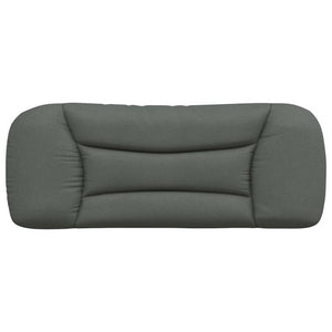 Kopfteil Kissen Dunkelgrau 100 cm