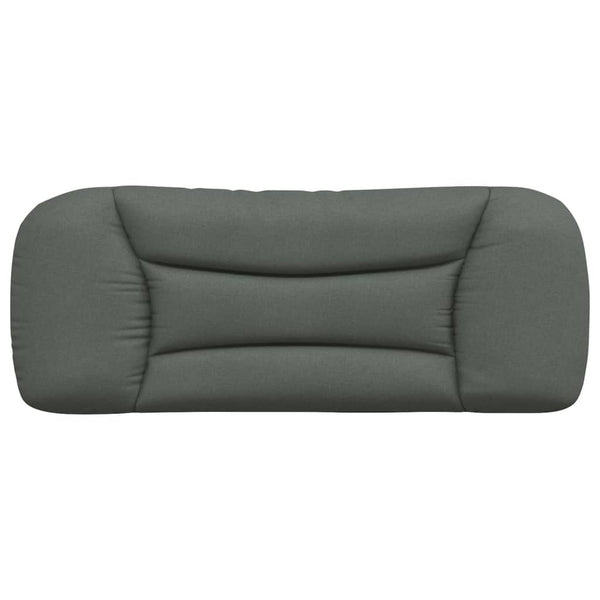 Kopfteil Kissen Dunkelgrau 100 cm