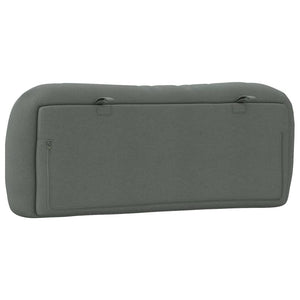 Kopfteil Kissen Dunkelgrau 100 cm