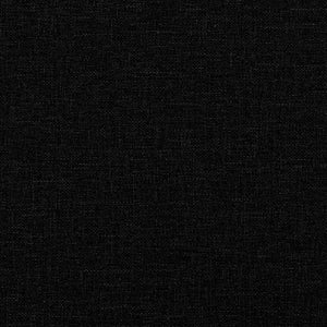 Schwarzes Kopfteilkissen Hvar, 100 cm