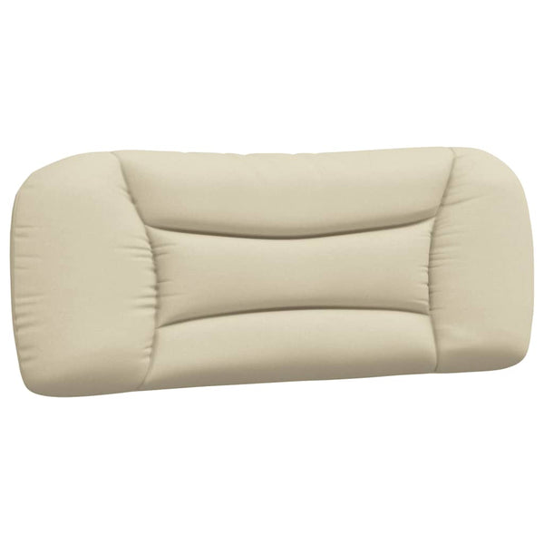 Kopfteil Kissen Creme Stoff 100 cm