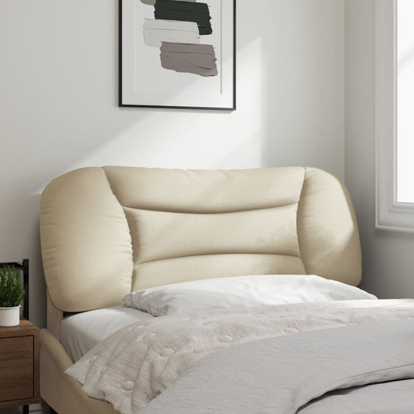 Kopfteil Kissen Creme Stoff 100 cm