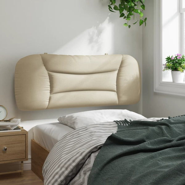 Kopfteil Kissen Creme Stoff 100 cm
