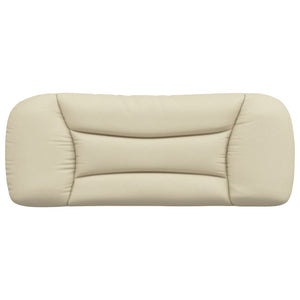 Kopfteil Kissen Creme Stoff 100 cm