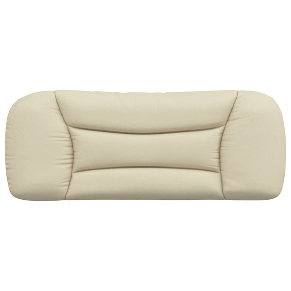 Kopfteil Kissen Creme Stoff 100 cm
